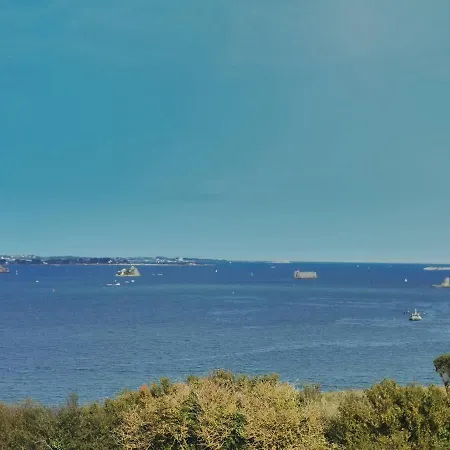 Kermartin - Maison De Famille Avec Vue Sur La Baie De Morlaix Plouézocʼh Exterior foto