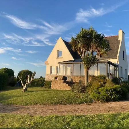 Kermartin - Maison De Famille Avec Vue Sur La Baie De Morlaix Plouézocʼh Exterior foto