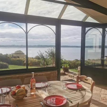 Kermartin - Maison De Famille Avec Vue Sur La Baie De Morlaix Plouézocʼh Exterior foto